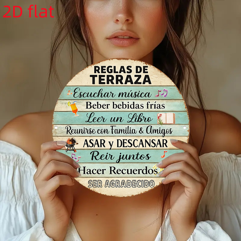 Round Aluminum Sign, Vintage P - Yard Sign Blank ulasan dan harga