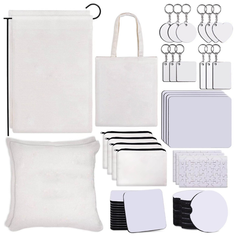 Heart Keychain Set Blank MDF S - Mouse Pad Blank Sublimation ulasan dan harga