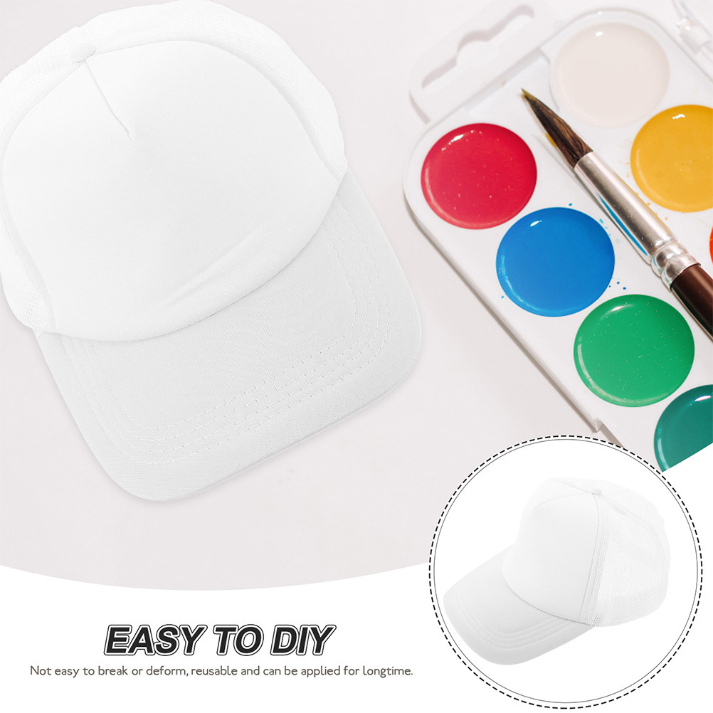 5Pcs Blank Mesh Baseball Cap D - Hat Sublimation Blank ulasan dan harga